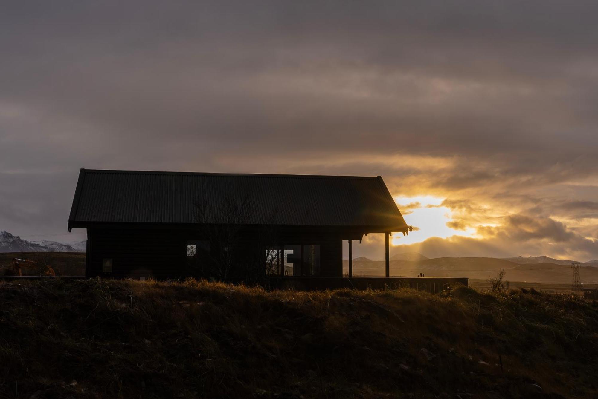 Cozy Cabin Near Golden Circle With Panoramic Views Mosfellsbaer Kültér fotó