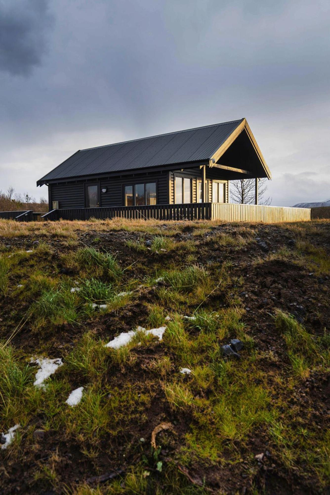 Cozy Cabin Near Golden Circle With Panoramic Views Mosfellsbaer Kültér fotó