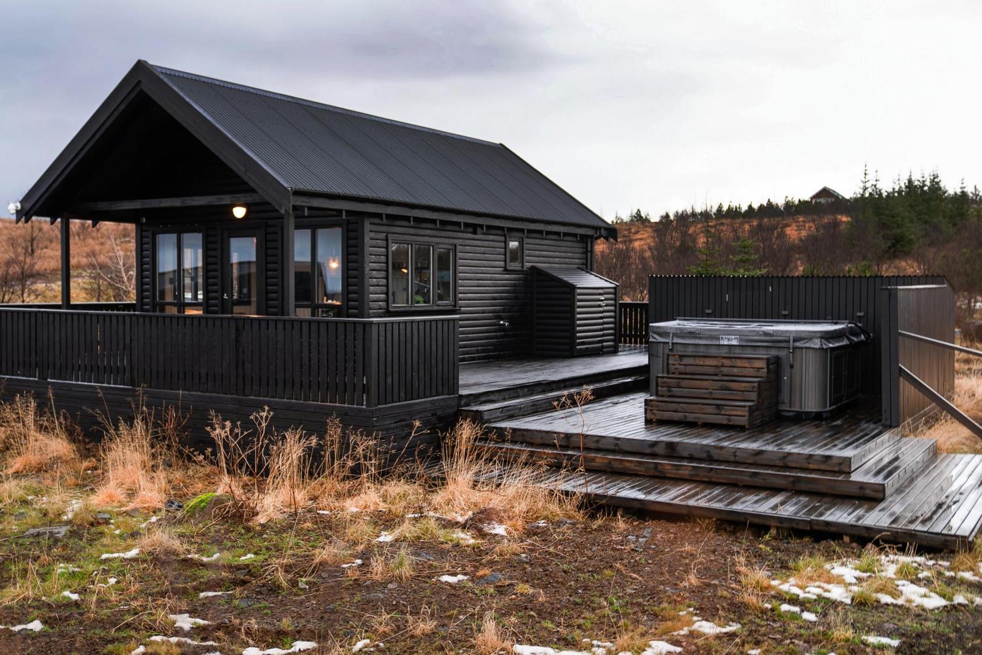 Cozy Cabin Near Golden Circle With Panoramic Views Mosfellsbaer Kültér fotó